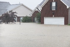 Flooded houses Flooded houses